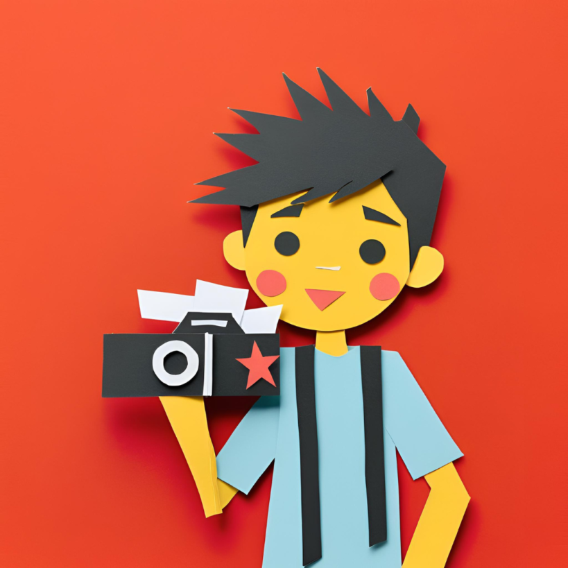 Jongen met camera