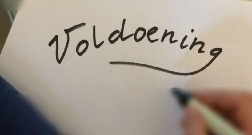 Voldoening foto